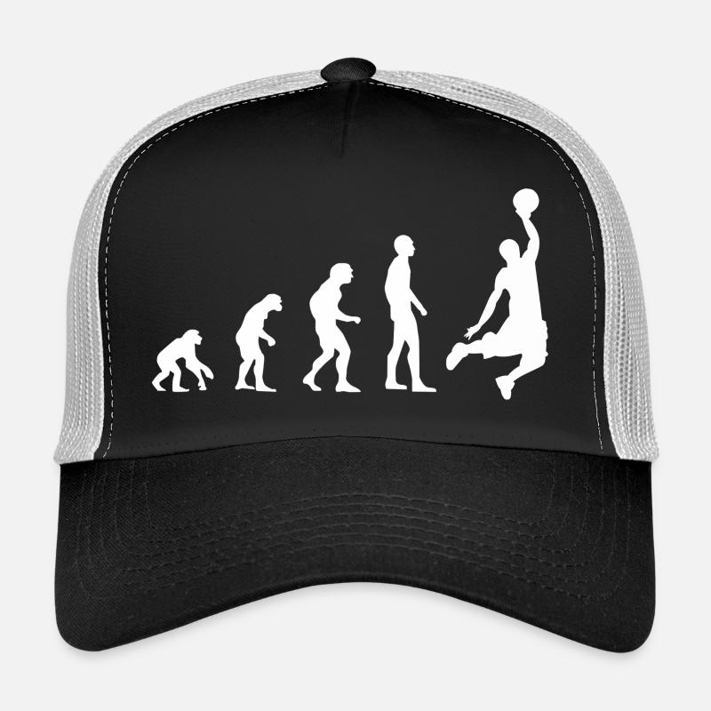 Basketball Evolution | Basket-ball - Casquette trucker  - noir/gris pierre
