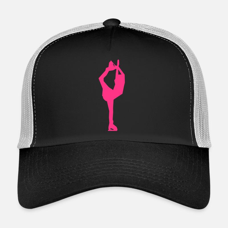 eiskunstlauf - Trucker Cap - Schwarz/Steingrau
