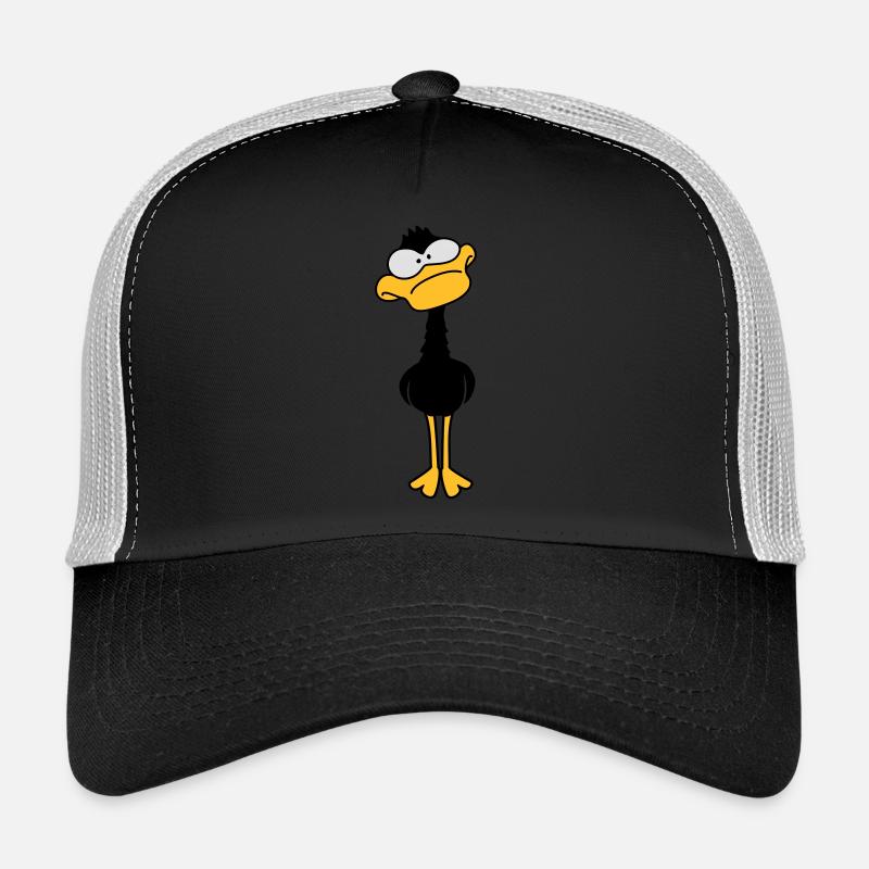 Funny Duck - Trucker Cap - Schwarz/Steingrau