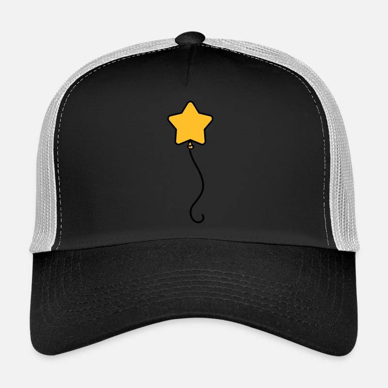 Flying star Balloon Trucker Cap
