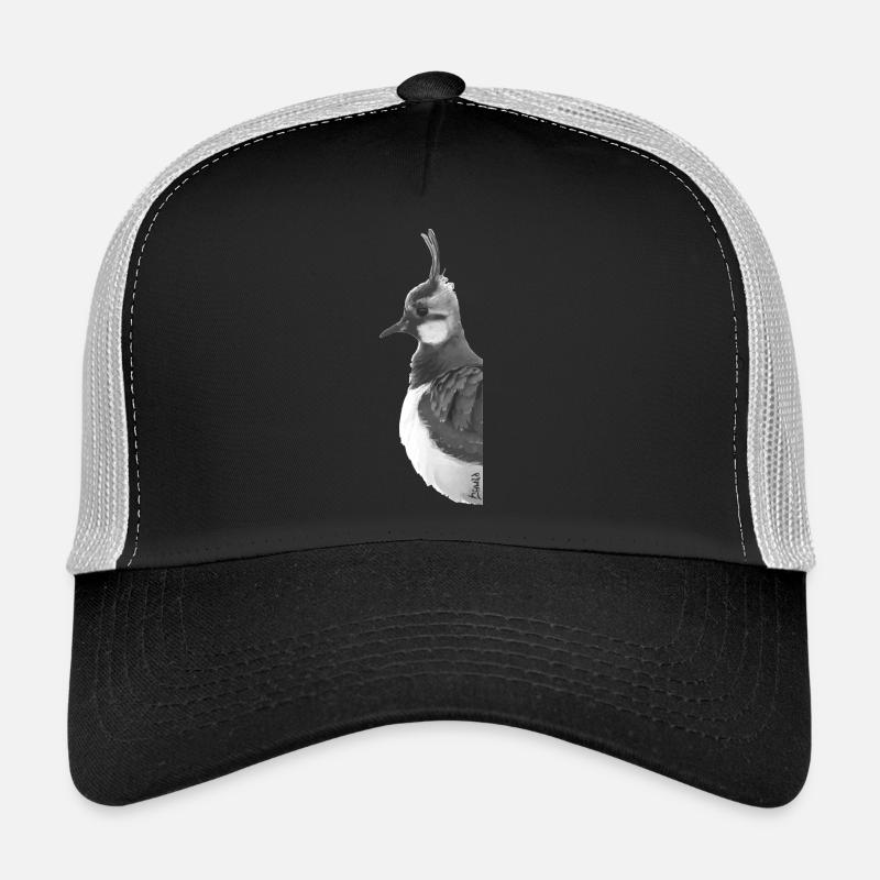 Lapwing Portrait - Trucker Cap - black/stone grey