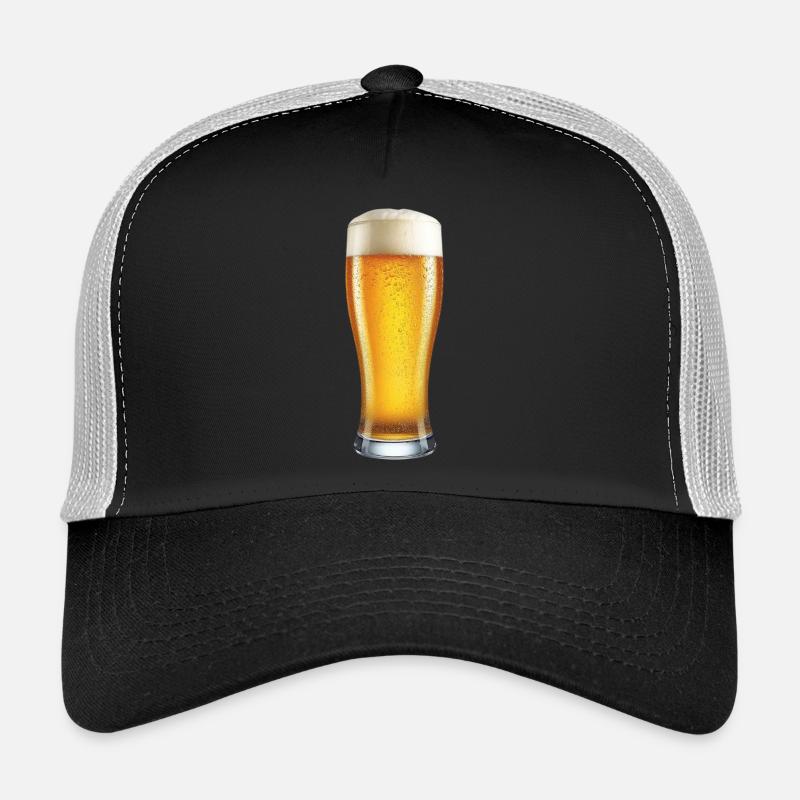 Craftbier Glasdesign Bierglas Bier Trucker Cap