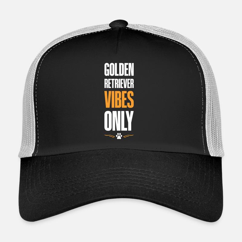 Golden Retriver Vibes Only Trucker Cap