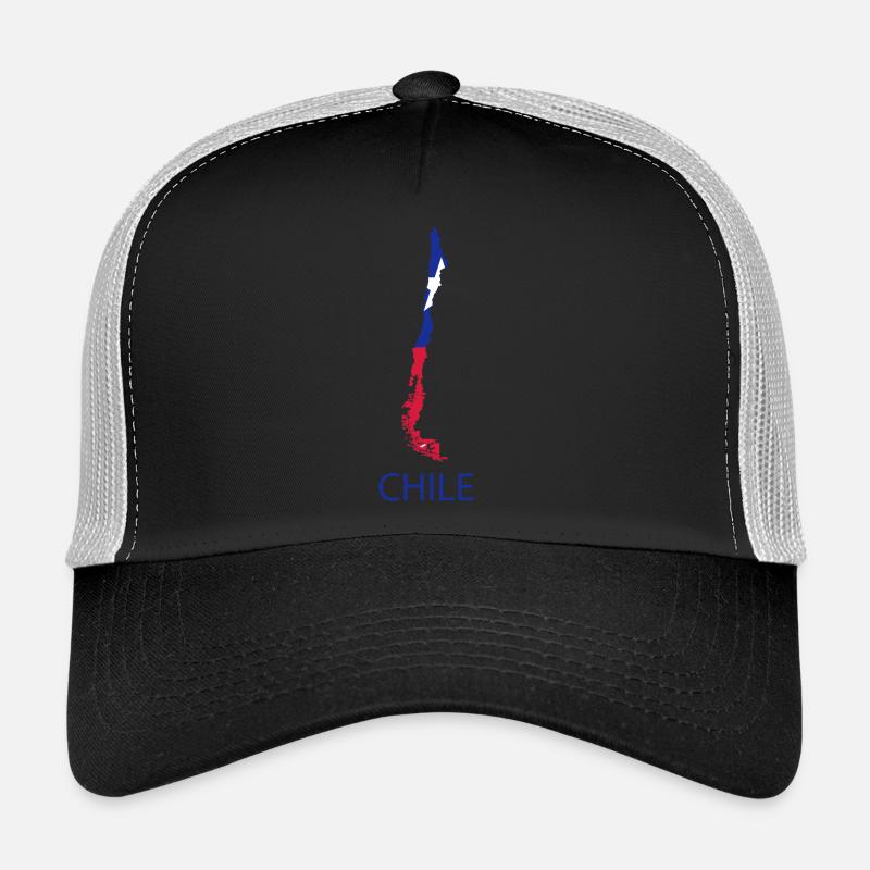 chile - Trucker Cap - Schwarz/Steingrau