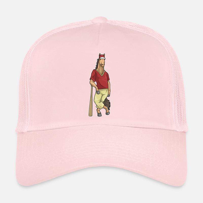 Cheval Baseball Batte de baseball Casquette trucker 