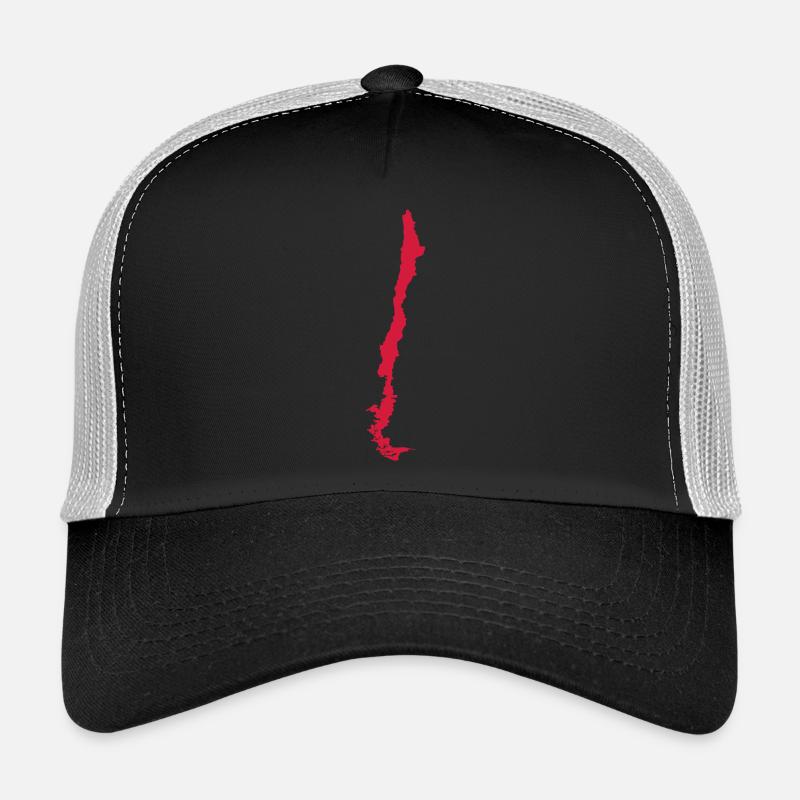 chile - Trucker Cap - Schwarz/Steingrau