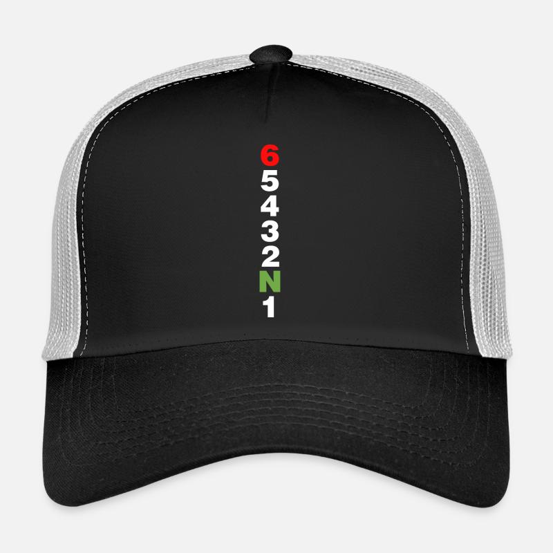 Drop a gear and disappear - Trucker Cap - Schwarz/Steingrau
