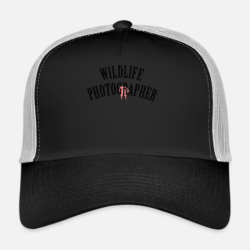 Schwein von hinten / pigs backside (2c) - Trucker Cap - Schwarz/Steingrau