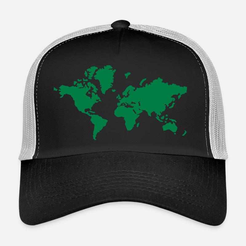 World map Trucker Cap
