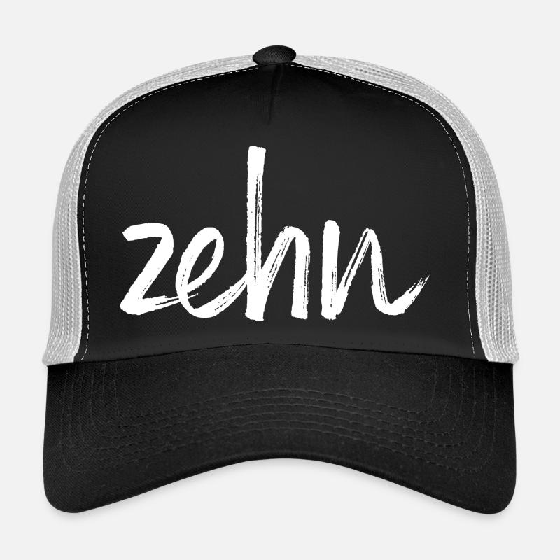 dix 10 numéro de cadeau d'anniversaire Casquette trucker 
