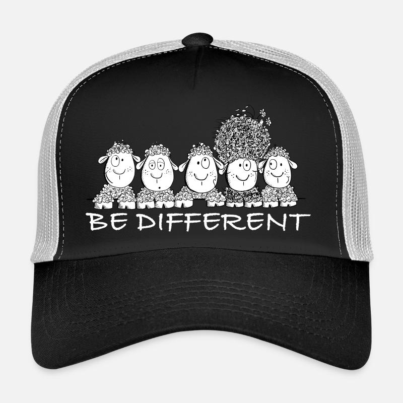 Be Different Schafe mit Spruch Trucker Cap