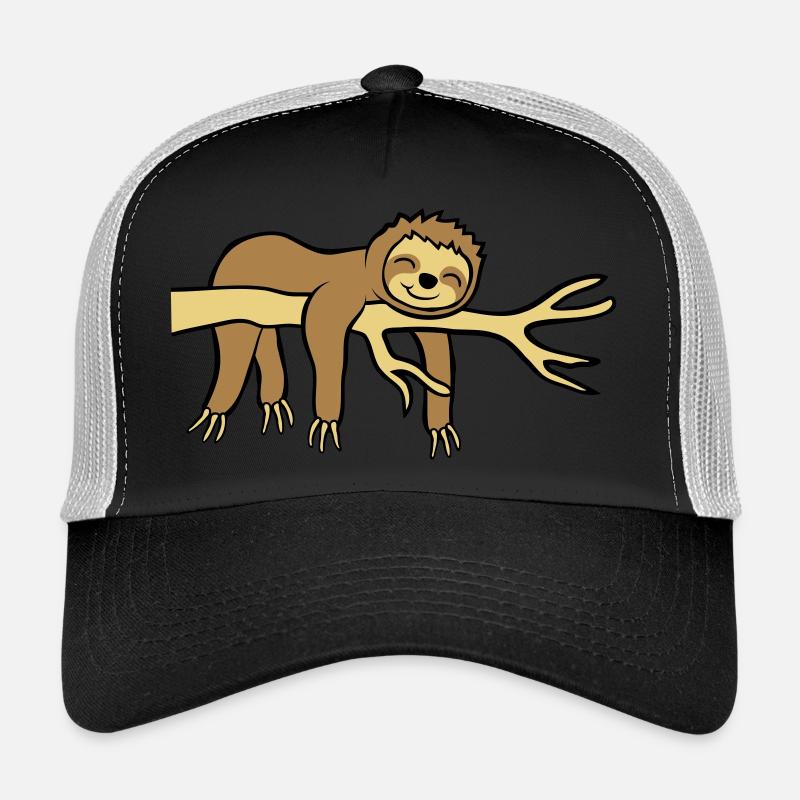 Happy hanging sloth Trucker Cap
