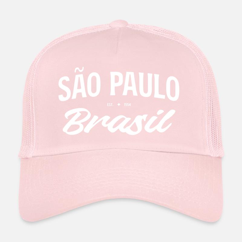Script rétro de São Paulo Brasil Casquette trucker 