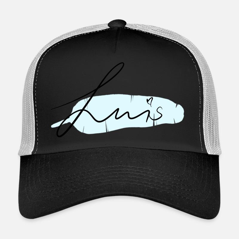 Luis - Trucker Cap - Schwarz/Steingrau