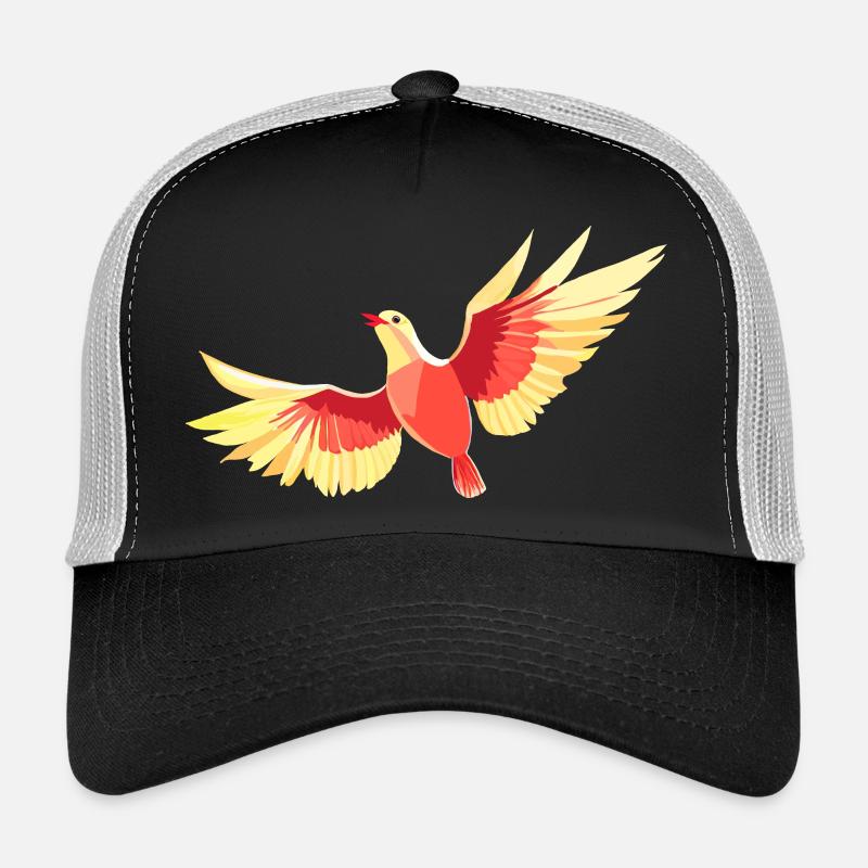 Bird hovering in the sky Trucker Cap