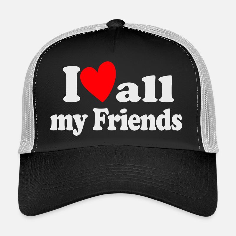 J’aime tous mes amis Casquette trucker 