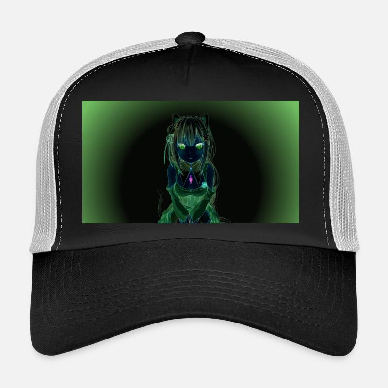 Nachtneon Katzenheld Trucker Cap