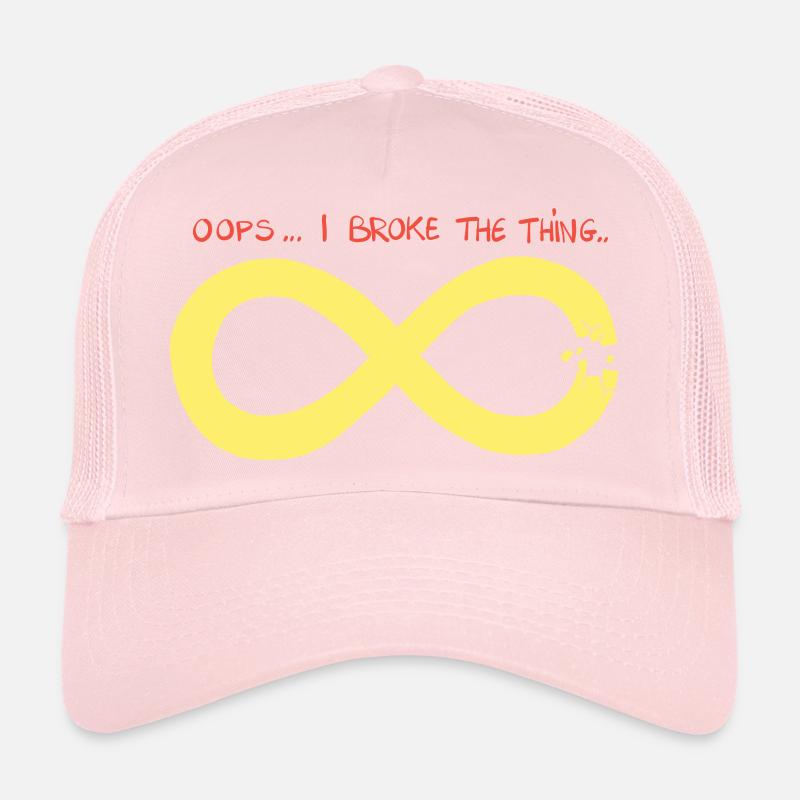 L'infini a un problème.. Casquette trucker 