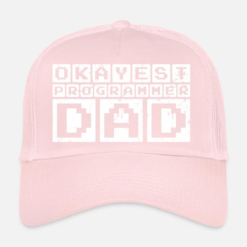 Okayest Programmer Dad Trucker Cap