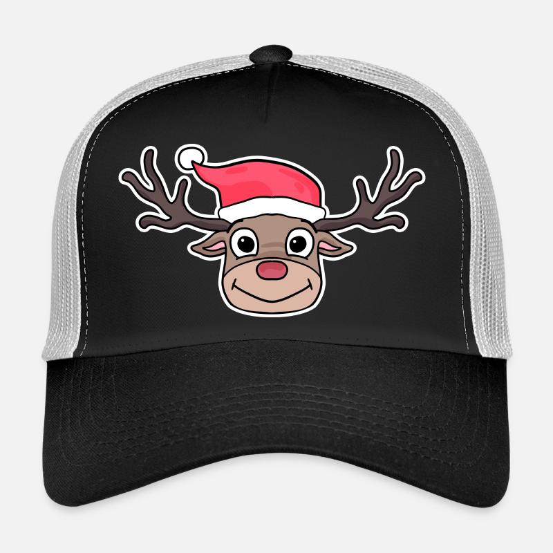 Renne cerf Chapeau de Noël Mignon Casquette trucker 