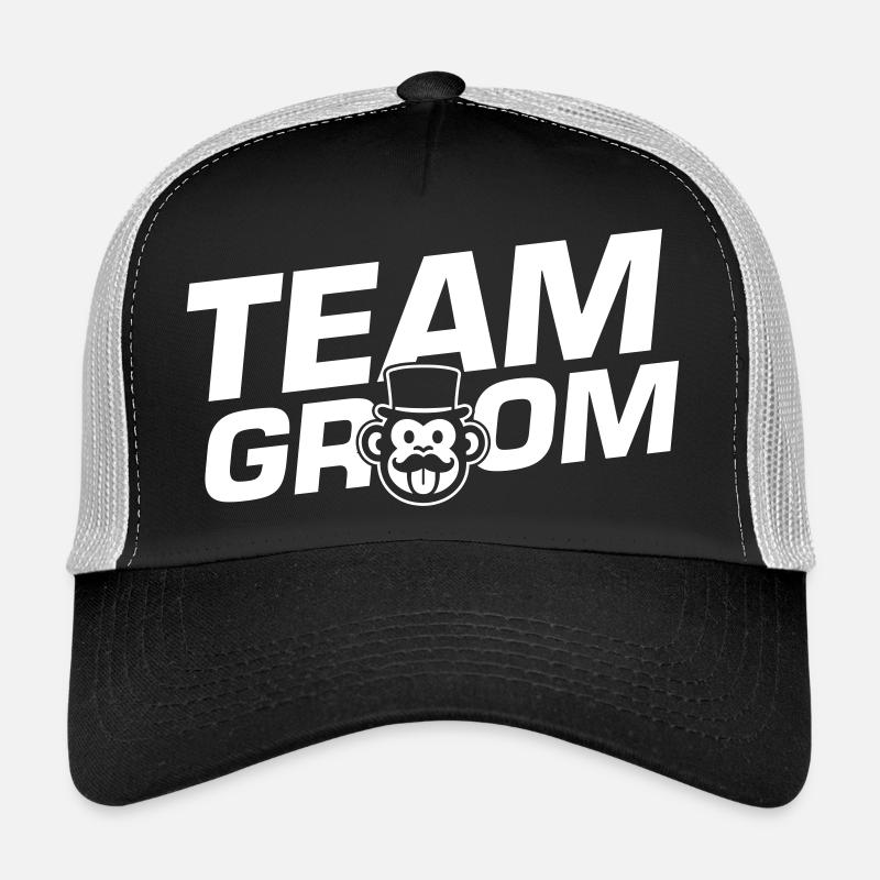 Équipe Groom Monkey Drôle Casquette trucker 