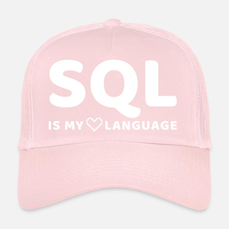 Modèle de code céleste sur fond sombre Casquette trucker 