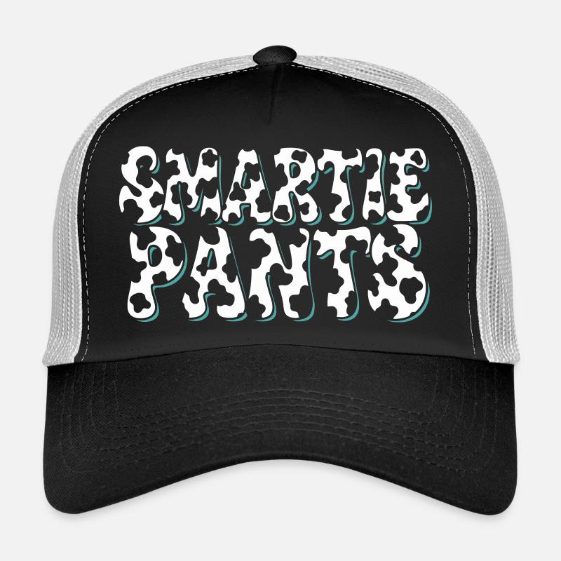 Bubble graffiti with turquoise exterior line Trucker Cap