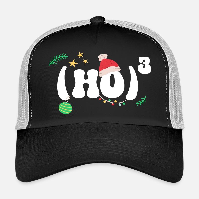 (HO)3 - Hohoho - Mathématiques de Noël Casquette trucker 