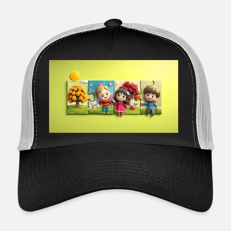 Aventure Enfants Puzzle Multicolore Casquette trucker 
