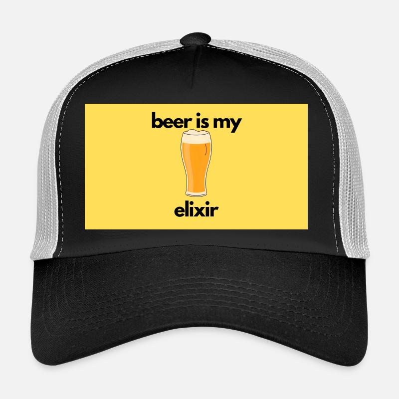 Élixir de bière – Design en verre Casquette trucker 