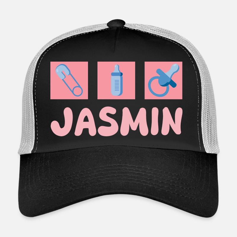 Jasmin als Schnuller Trucker Cap