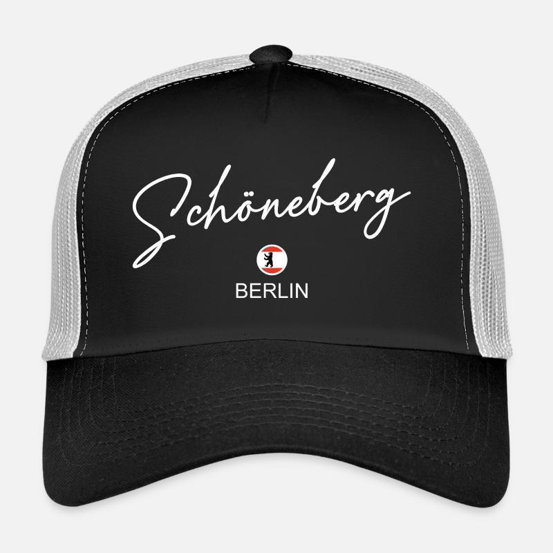 Schöneberg - Drapeau de Berlin - Ours de Berlin - Berlin Casquette trucker 