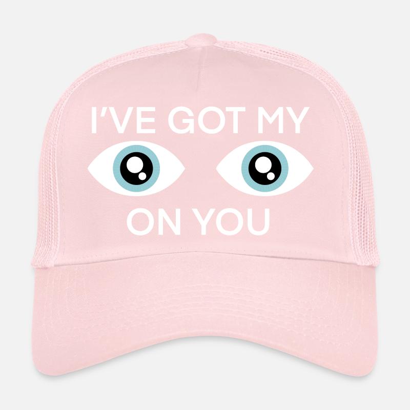 Vous êtes sous surveillance : Image d'un œil vigilant Casquette trucker 