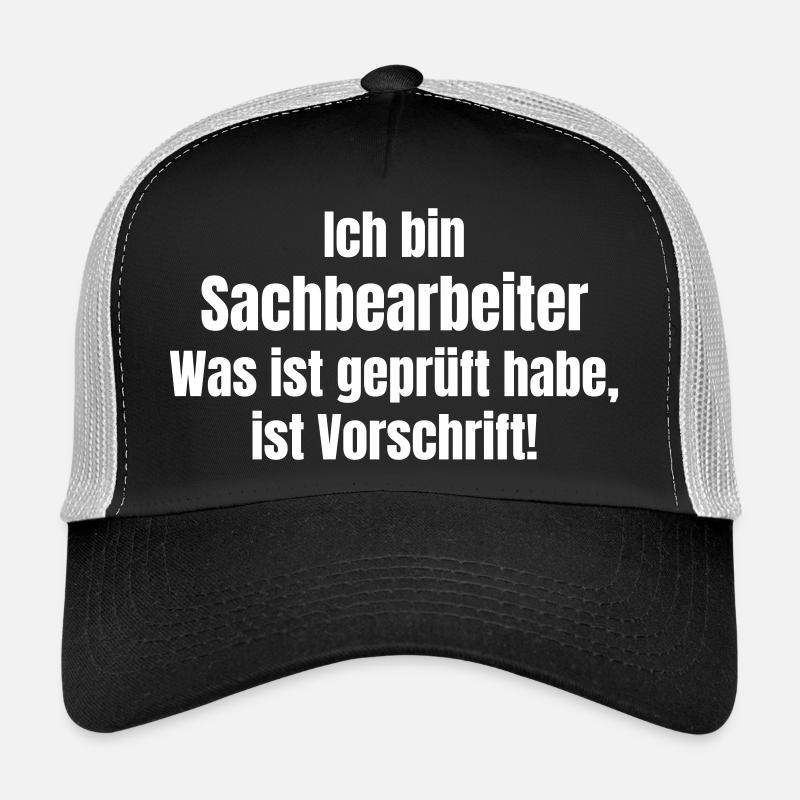 Sachbearbeiter Spruch Vorschrift Trucker Cap