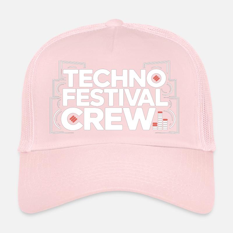 Techno Festival Crew – Techo Party Outfit Trucker Cap