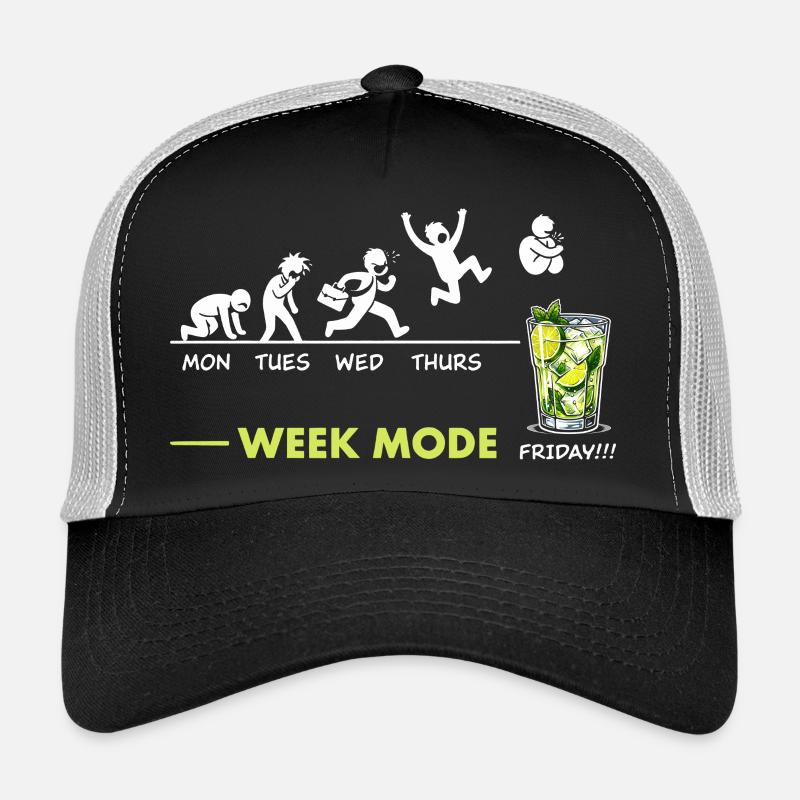 Vivement le week-end - humour Mojito apéro Casquette trucker 