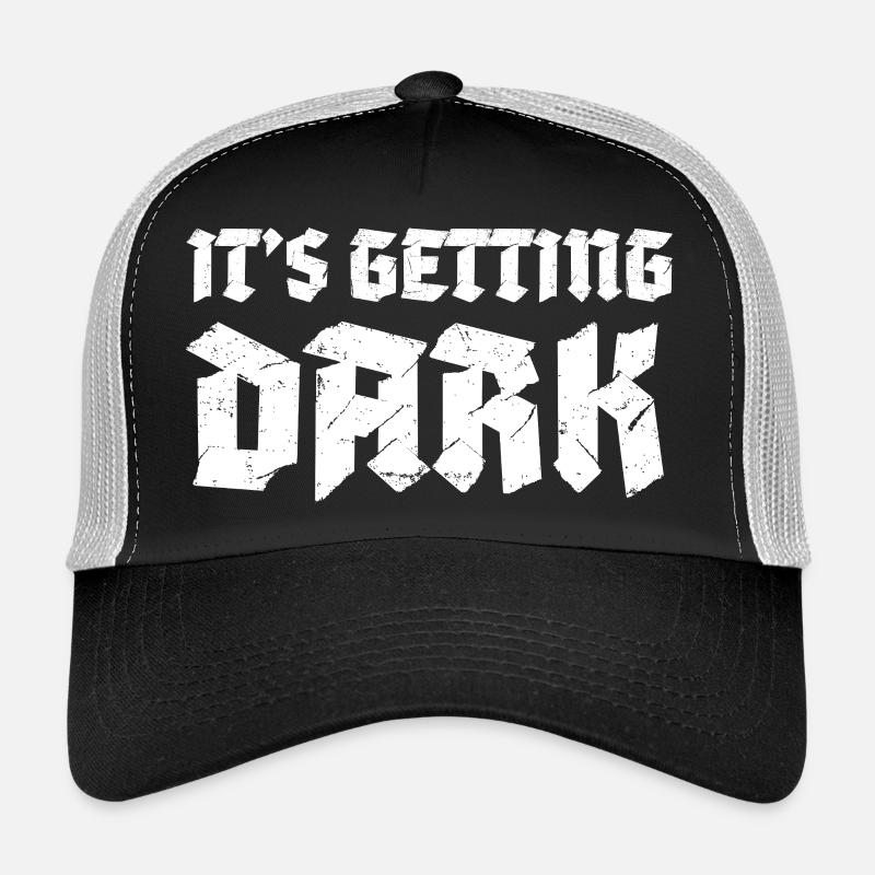 Es bekommt dunkles Graffiti-Typografiedesign Trucker Cap