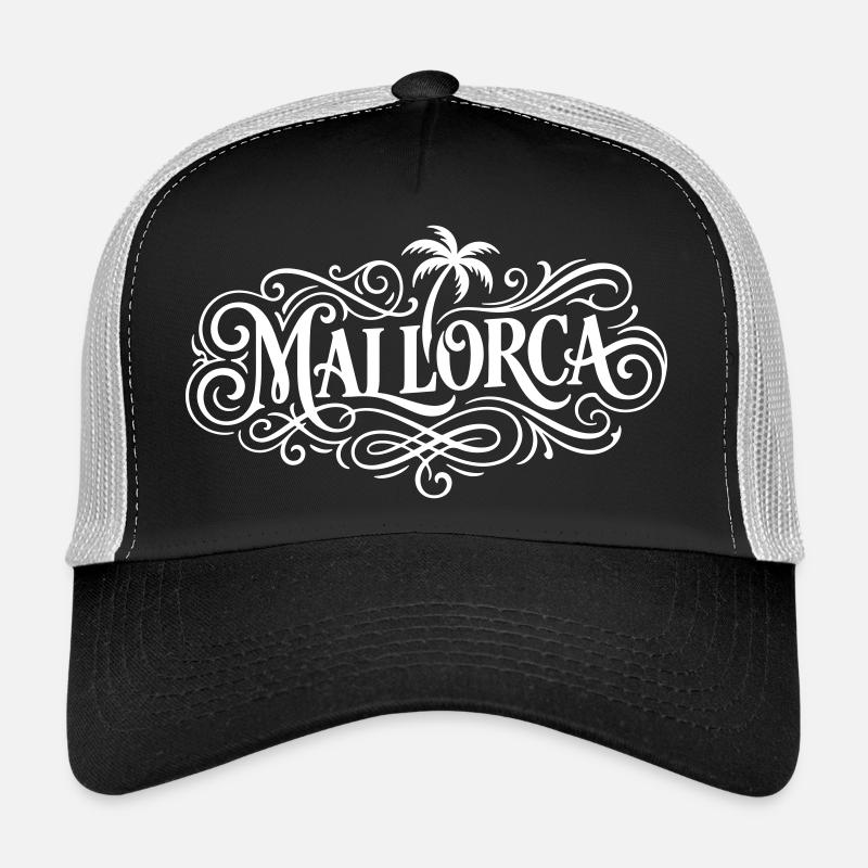 Lettrage de Majorque Casquette trucker 
