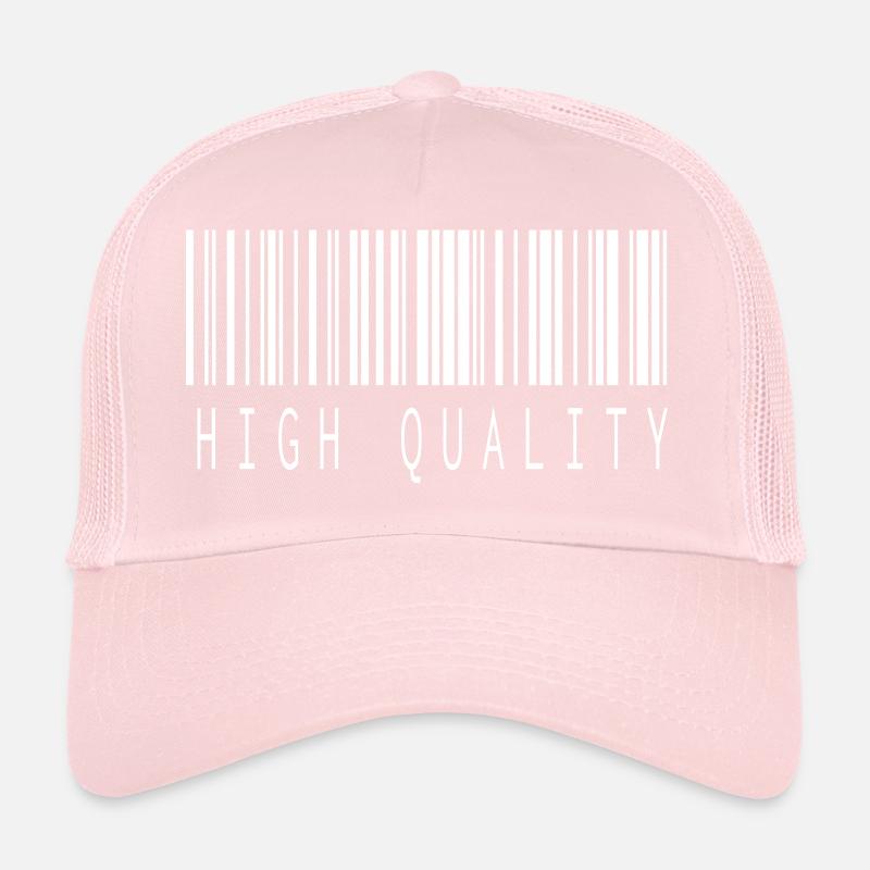 HAUTE QUALITÉ BLANC BARCODE Casquette trucker 