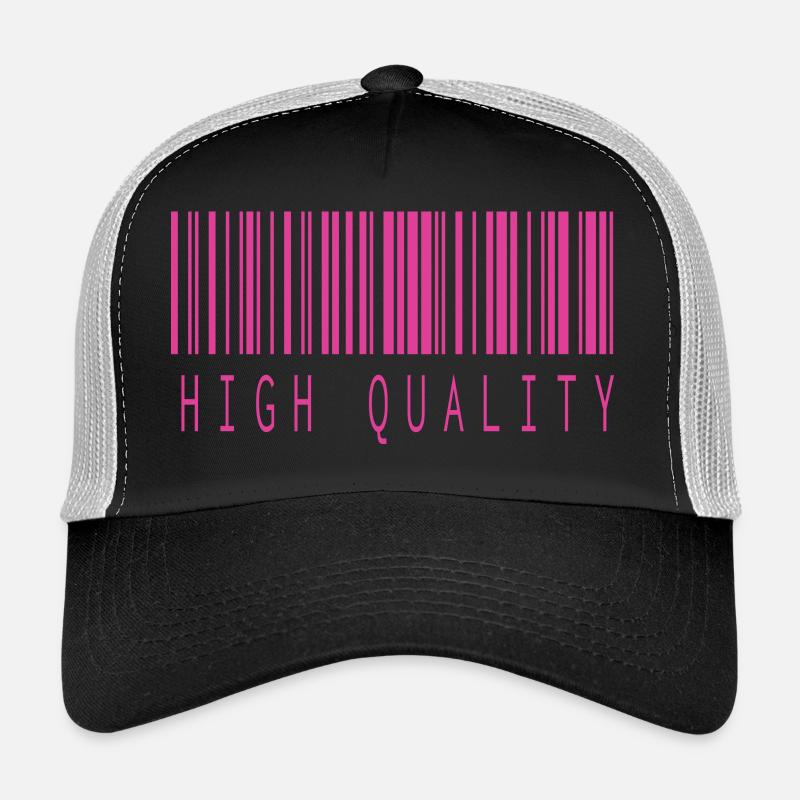 HIGH QUALITY BARCODE PINK Trucker Cap