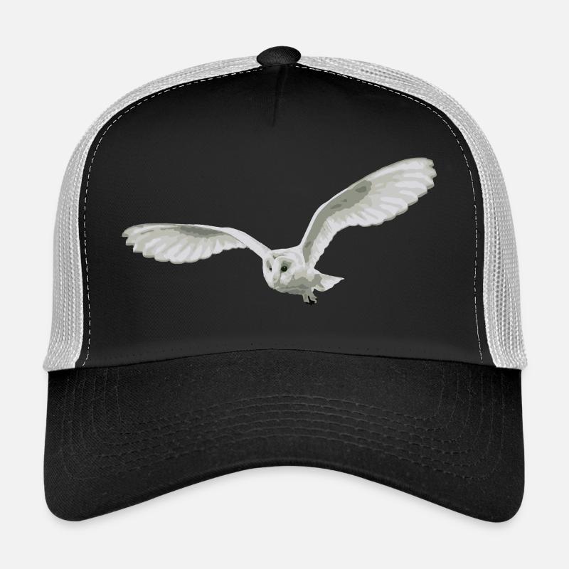 Chouette - Casquette trucker  - noir/gris pierre