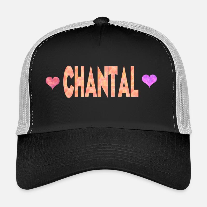 Chantal - Trucker Cap - Schwarz/Steingrau