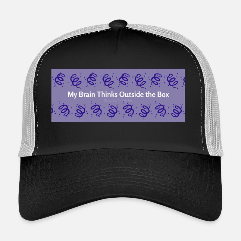 Outside the Box Brain - Trucker Cap - black/stone grey