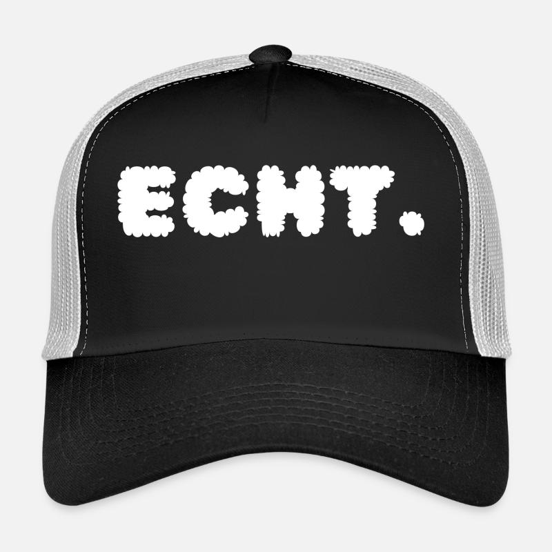 Echt. - Trucker Cap - Schwarz/Steingrau