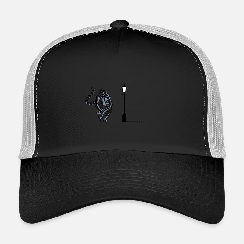 Tiger (3c) - Trucker Cap - black/stone grey