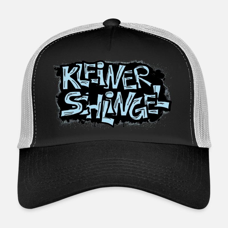 kleiner schlingel graffit - Trucker Cap - Schwarz/Steingrau