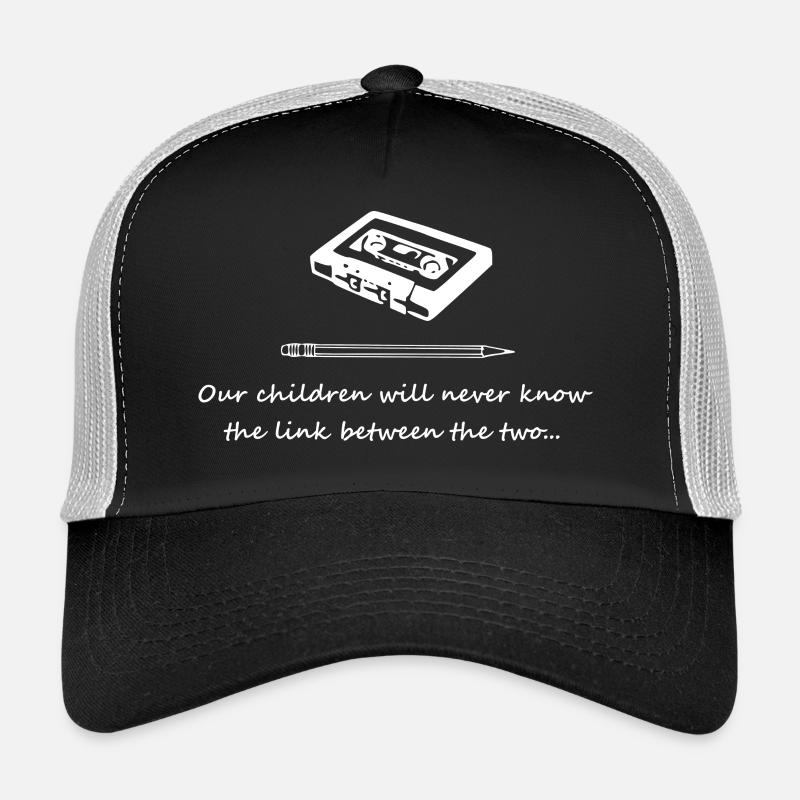 Tape Link White Trucker Cap