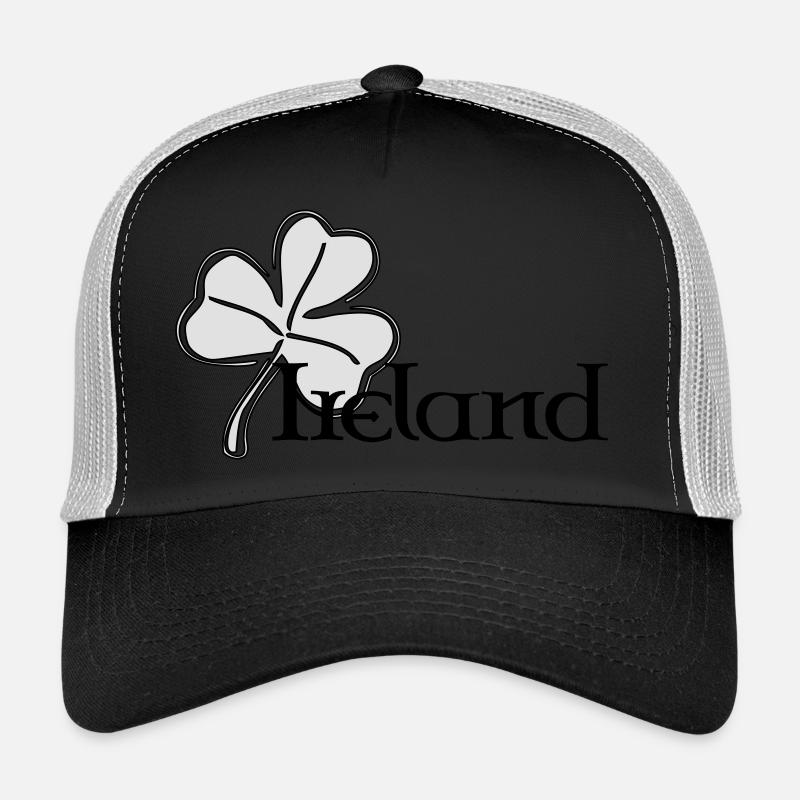 Irland - Trucker Cap - Schwarz/Steingrau