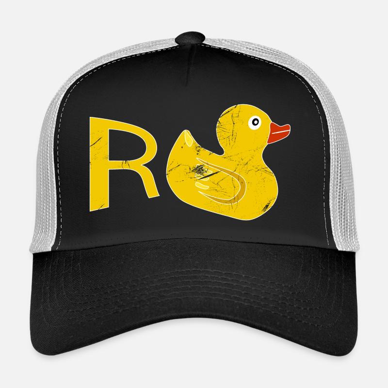 Die Rente Ente - Trucker Cap - Schwarz/Steingrau