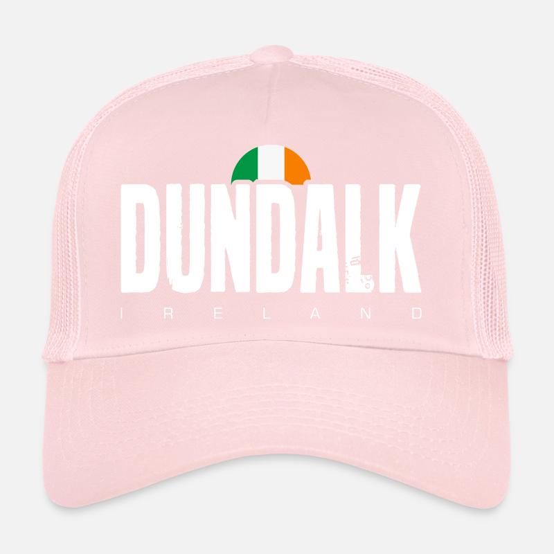 Dundalk Irish Flag Bold Text Tee Trucker Cap